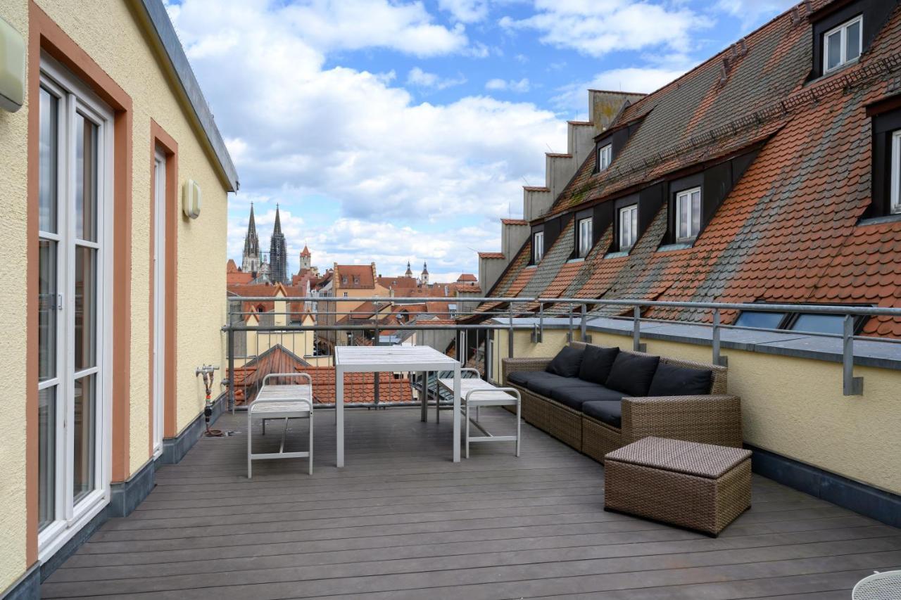 Arnulfsplatz Aparts Regensburg Exterior foto